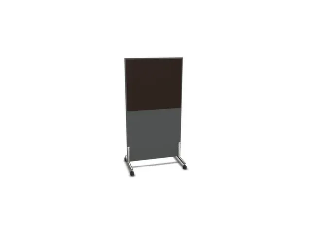 scheidingswand,HxB 1545x800mm,MS-donkergrijs,BN2036-bruin