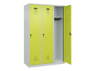 locker,HxBxD 1850x1200x500mm,3vak,vak B 400mm,draaigrendel - 2