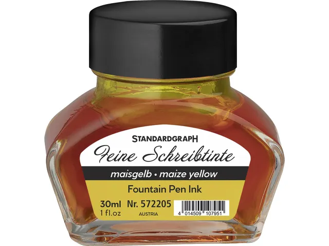 Encre calligraphique Standardgraph 30ml jaune maïs
