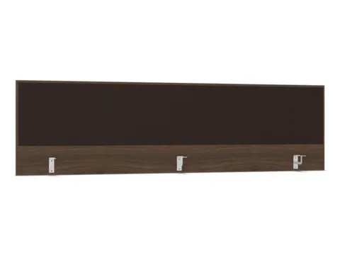 opzetpaneel bureau aanbouw achter NV bruin hickory bruin 2000mm