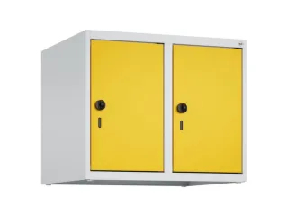 opzetkast,v. locker,2vak.,vak B 300mm,HxBxD 500x600x500mm,draaigrendel - 1