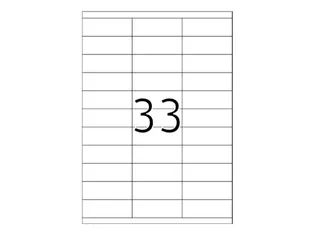 Xerox Multi-use Labels wit permanent 25x70mm 003R97410 3300 stuks - 2