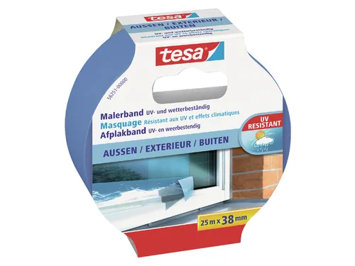 Afplaktape Tesa Precision 38mmx25m outdoor