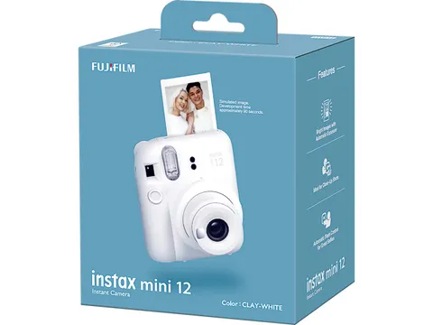 FUJIFILM INSTAX MINI 12 TH EX D CAMERA 16806121 Clay Wit