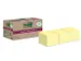 Memoblok Post-it 654 RSS12CY 76x76mm geel 14+4 gratis