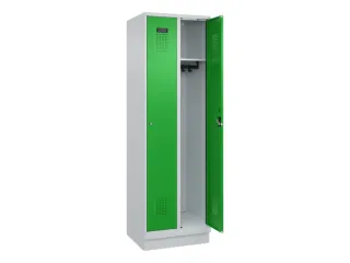 locker,HxBxD 1950x600x500mm,2vak,vak B 300mm,cil.-slot,sokkel - 2