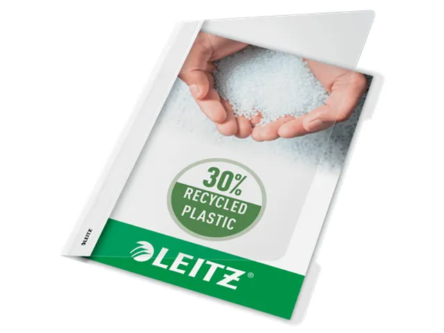 Snelhechter Leitz 4191 standaard A4 wit 30% gerecycled plastic