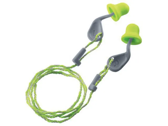 Uvex Xact-fit Disposable oordoppen 26 dB Lime met koord 50 paar