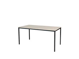 Domino Basic Tafel Vaste Hoogte 1600x800mm Robson Eiken Zwart 4-Poots - 1