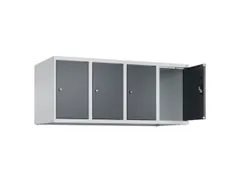 opzetkast,v. locker,4vak.,vak B 300mm,HxBxD 500x1200x500mm