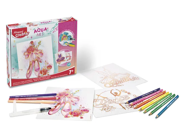 Kit créatif Maped Aqua'Art Ballet 14 pièces assorti