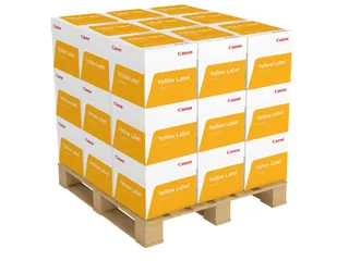 Kopieerpapier Yellow Label Standaard A4 80 Gram Wit Halve Pallet - 1