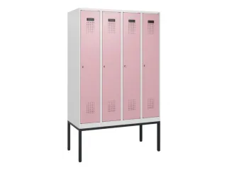 schoollocker,HxBxD 1950x1200x500mm,4vak,vak B 300mm,cil.-slot - 2