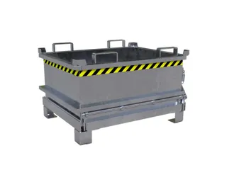 mini-bodemklepcontainer,HxLxB 625x800x1000mm,0,37m³,inrijbeugel,staal - 2