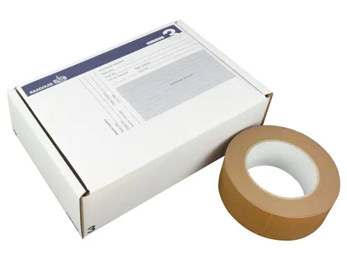 postpakketdoos 3 Raadhuis 240x170x80mm wit bedrukt 5 stuks