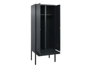 locker voor scheiding van kleding,HxBxD 2120x800x815mm,2vak - 2