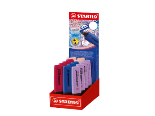 Markeerstift STABILO Boss Wildflower display klein assorti
