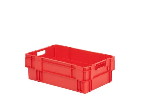 Euronorm Draaistapelbak Pp Hxlxb 210X600X400Mm 38L Rood