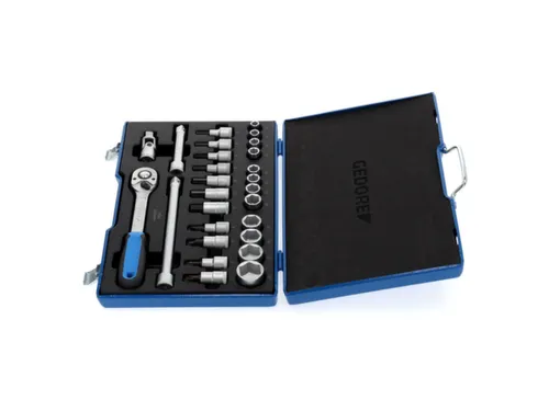 19 IMU-10 Dopsleutelset 1/2 inch,27-delig,zeskant,10-30mm