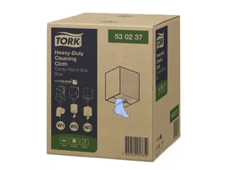 Reinigingsdoek Tork 530237 Heavy-Duty W1/2/3 multifunctioneel Blauw - 8