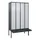 locker met bank,HxBxD 2120x1200x815mm,4vak,vak B 300mm,cil.-slot