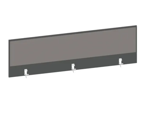 baliepaneel bureau aanbouw achter MS-donkergrijs BN8078-grijs 1600mm