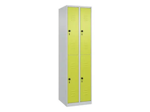 dubbeldekse locker,HxBxD 1850x500x500mm,2x2vak.,vak B 250mm