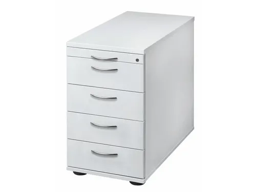 Ladenblok Wit 720-760x430x800mm 1pennenlade 4laden Beugelgreep