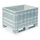 Stapelcontainer Pe 800x1200x800mm 520 liter 350kg 2 Sledepoten Grijs