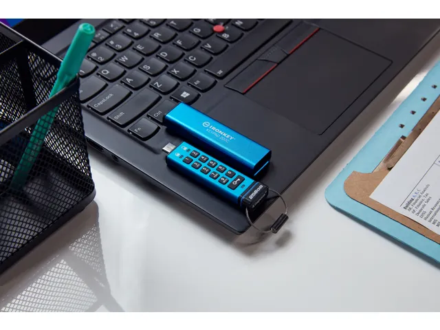 IronKey Keypad 200C USB-C de 256 Go, FIPS 140-3 niveau 3 AES-256