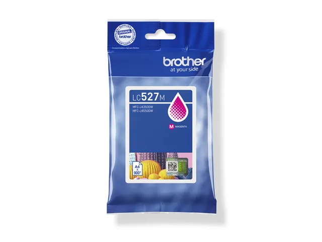 Inktcartridge Brother LC-527M rood 900 pagina's
