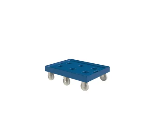 dolly,draagverm. 500kg,laadvl. LxB 814x612mm,platform doorbroken