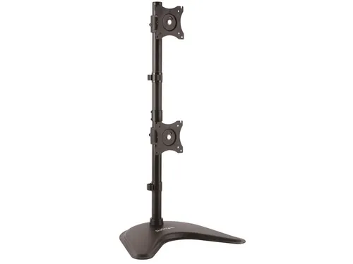 Dual-Monitor Standaard Verticaal 2 schermen Zwart