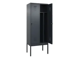 locker voor scheiding van kleding,HxBxD 2120x800x500mm,2vak