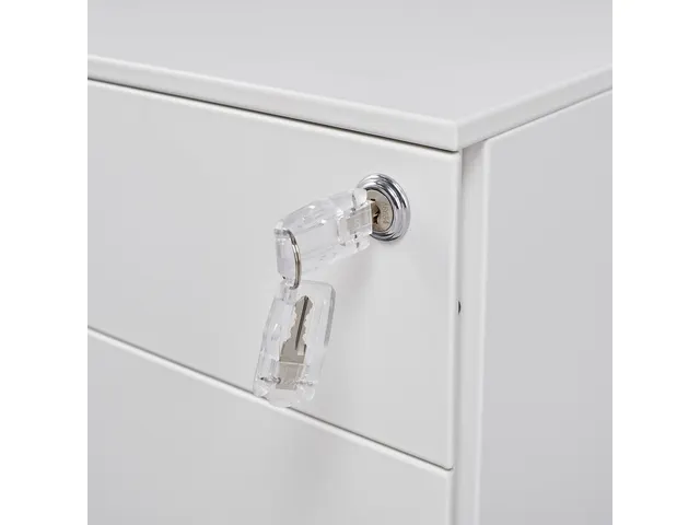 Ladeblok Verrijdbaar Wit