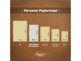 Agendavulling 2027 Kalpa Personal jaardoos 7dagen/2pagina's - 10