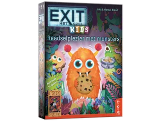 999Games Breinbreker Spel EXIT Kids Raadselplezier met Monsters 5+ - 1