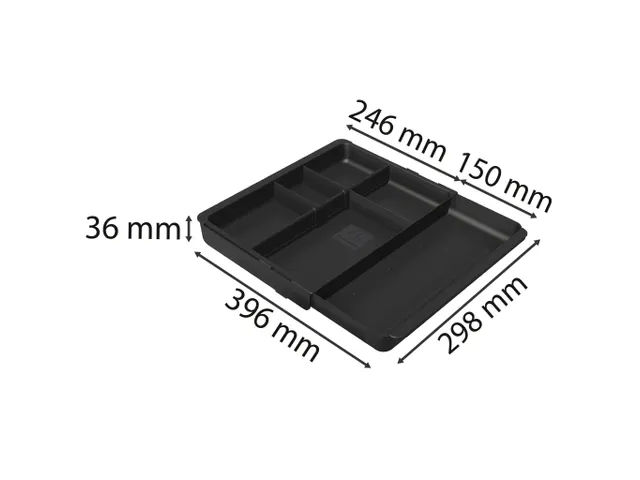 DRAWINSERT Lade-inze t ECOBlack zwart