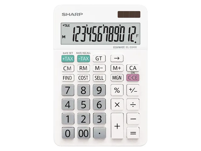 bureaurekenmachine EL-334W wit