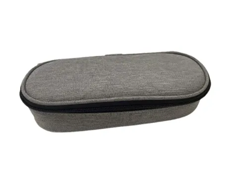 Trousse à crayons Econovo ovale gris