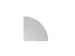 koppelelement voor bureau,BxD 800x800mm,blad grijs,rond,console wit