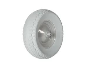 kruiwagenwiel,draagverm. 250kg,ØxB 400x130mm,aslengte 250mm,PU-banden - 1