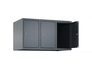 opzetkast,v. locker,3vak.,vak B 300mm,HxBxD 500x900x500mm,vleugeldeur - 2
