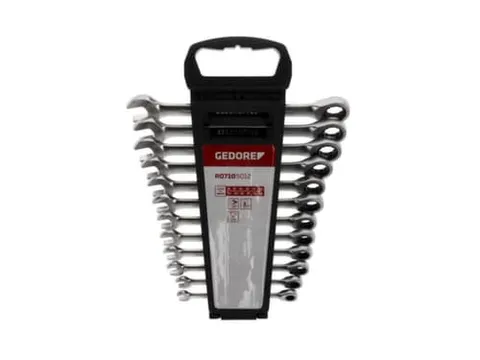GEDORE R07105012 Combinatie ratel steeksleutelset SW8-19mm 12stuks