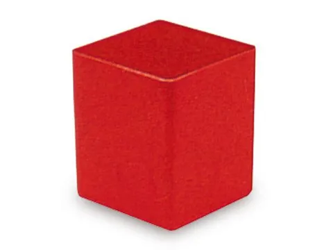 Inzetbak HxLxB 63x54x54mm Polystyreen Rood 50 stuks