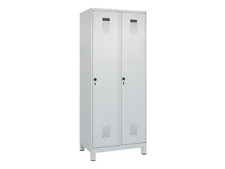 locker,HxBxD 1950x800x500mm,2vak,vak B 400mm,draaigrendel,voeten - 3