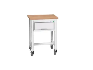 werkbank,verrijdbaar,HxBxD 930x700x600mm,multiplexblad - 1