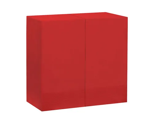Euro Products Q-1022 servet 33x33cm 1/8 vouw Rood 2400 Stuks