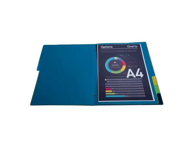 Sorteermap PP FOREVER 8 vak blauw