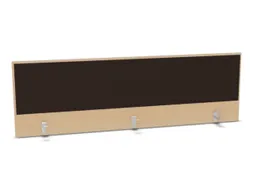opzetpaneel,v. bureau,aanbouw achter,B 1800mm,NE-esdoorn,BN2036-bruin